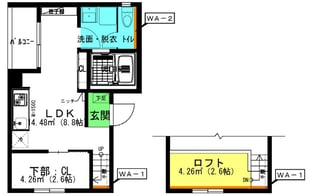 大江駅 徒歩10分 2階の物件間取画像